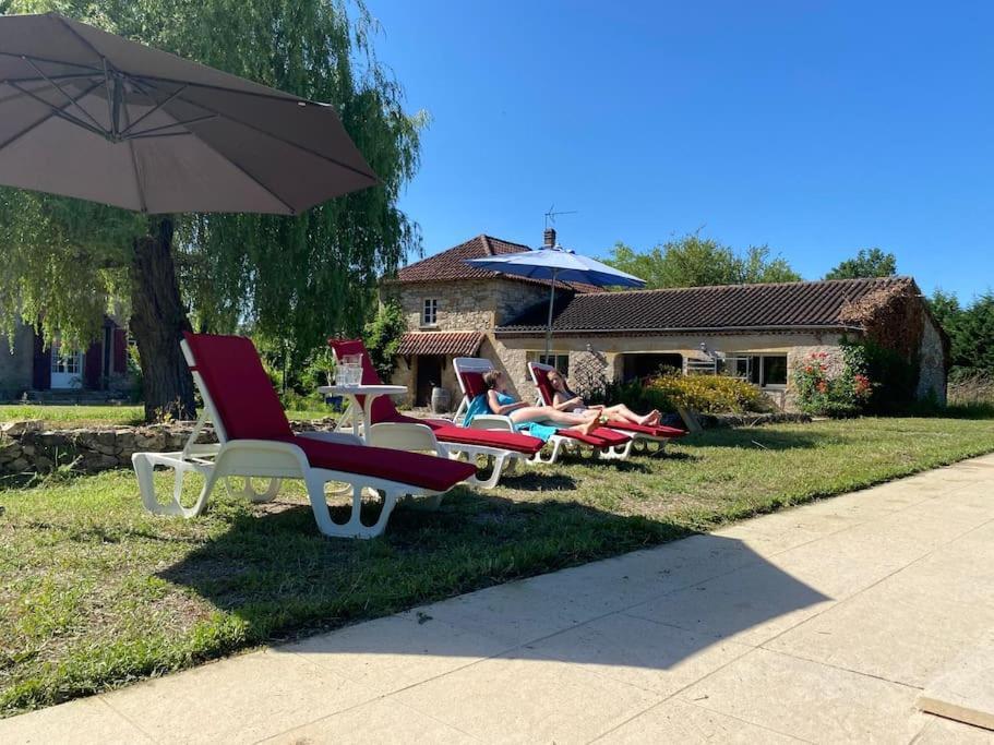 Vakantiehuis La Poire, Op Landgoed Aan De Dordogne Prudhomat Zewnętrze zdjęcie