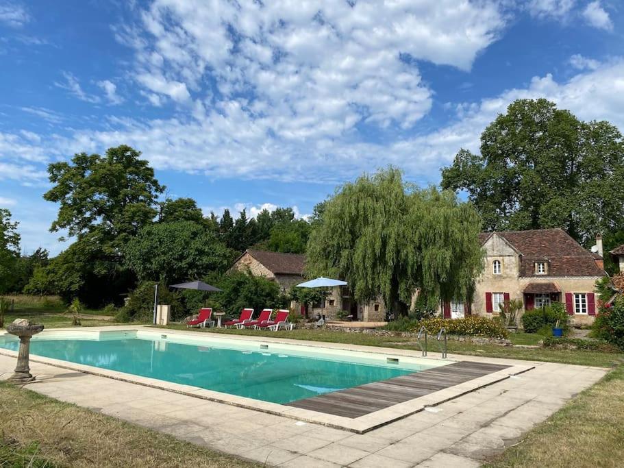 Vakantiehuis La Poire, Op Landgoed Aan De Dordogne Prudhomat Zewnętrze zdjęcie